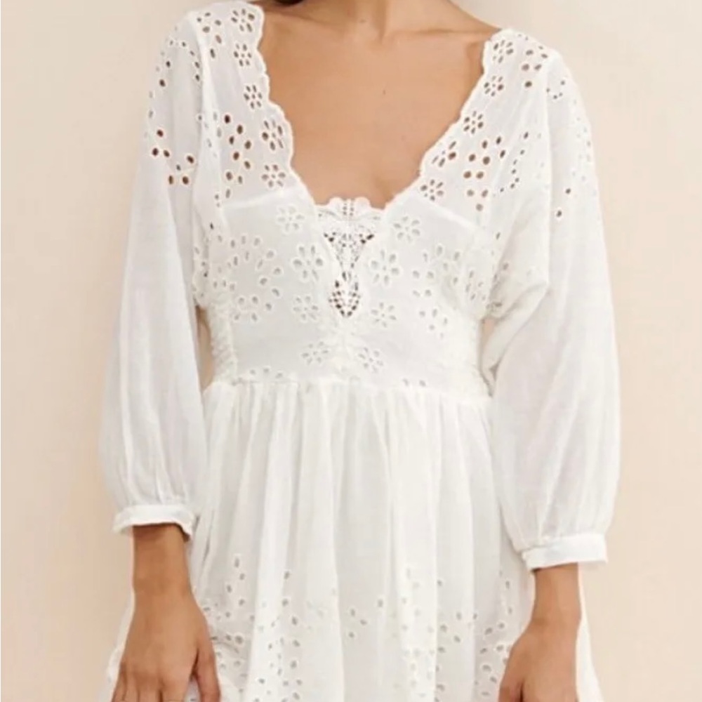 Free People Lottie Eyelet Dress